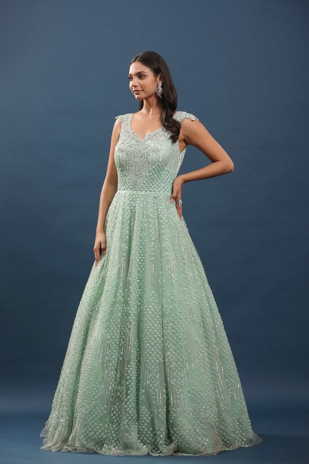 pista green color dress Buy Pista Green Jacket Maxi Dress |Women Dresses